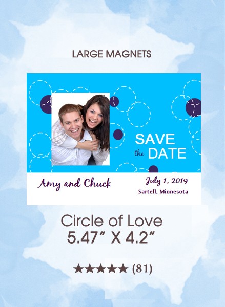 Circle of Love Save the Date Magnets