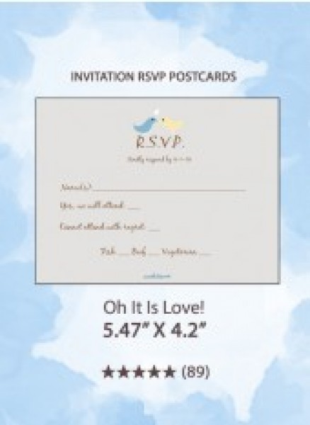 Oh It Is Love! - RSVP Postcards 