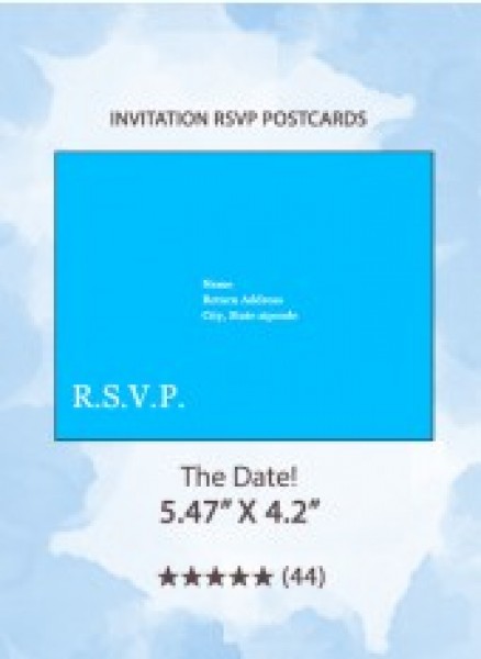 The Date! - RSVP Postcards