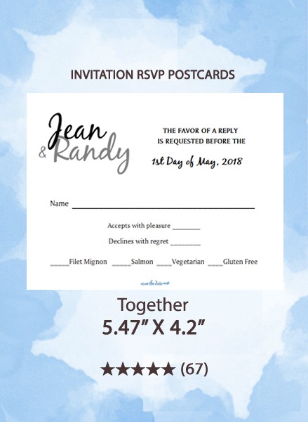 Together - RSVP Postcards