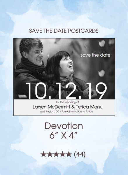 Devotion Save the Date Postcards