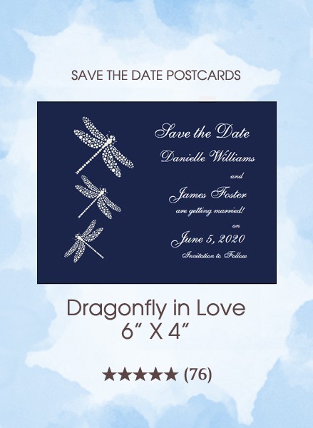 Dragonfly of Love Postcards
