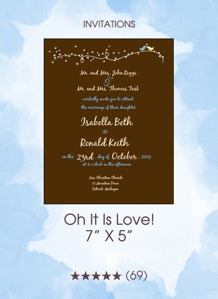 Oh It Is Love! Invitations