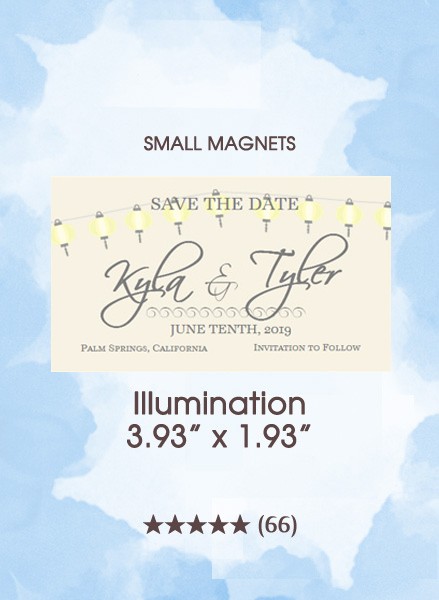 Illumination, Too Save the Date Small Magnets