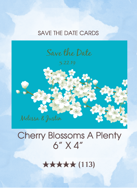 Save the Dates - Cherry Blossoms A Plenty Cards