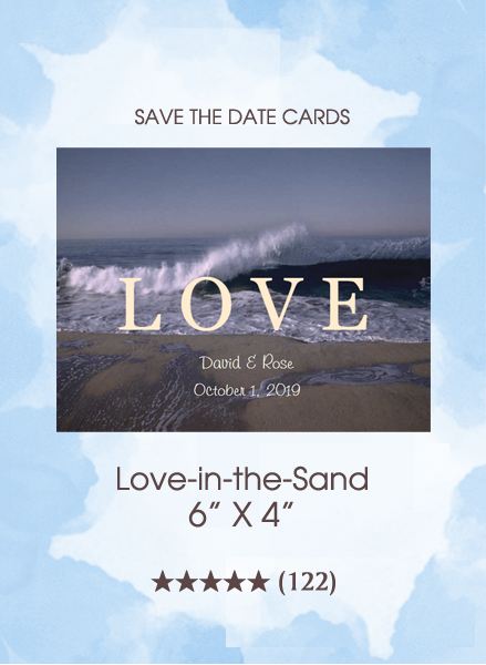 Save the Dates - Love-in-the-Sand