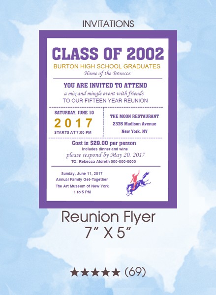 Invitations - Reunion Flyer