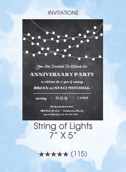 Invitations - String of Lights