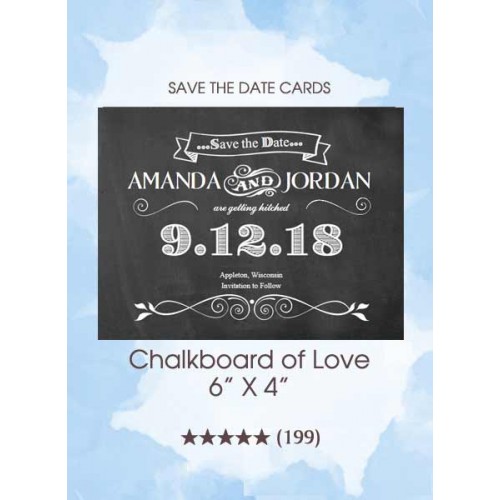 Chalkboard Save the Date