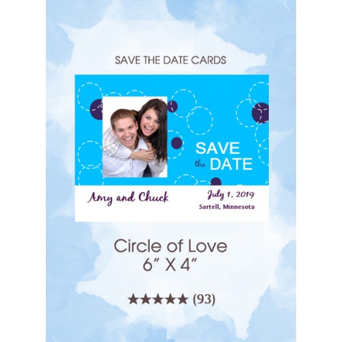 Circle of Love Save the Date Cards