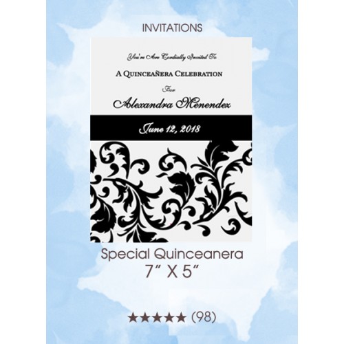 Special Quinceanera - Invitations