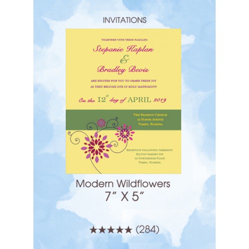 Invitations - Modern Wildflowers