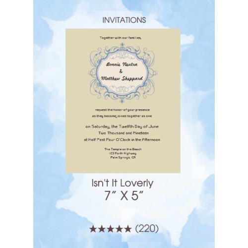 Invitations - Isn't It Loverly