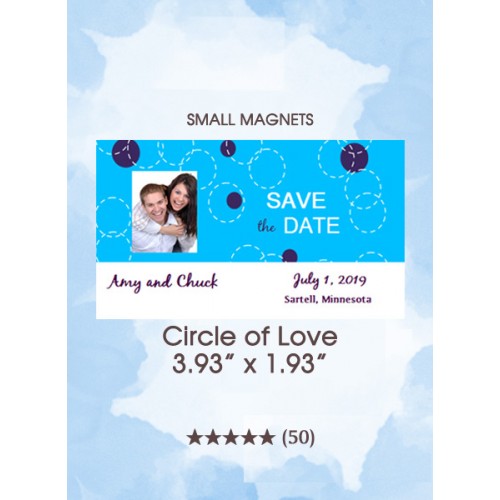 Circle of Love, Too Small Save the Date Magnets