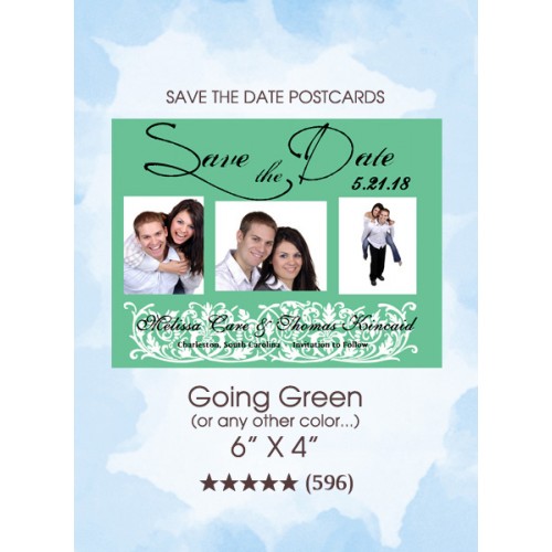 Going Green Save the Date Cards