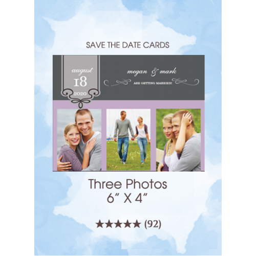 Save the Dates - Three Photos