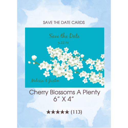 Save the Dates - Cherry Blossoms A Plenty Cards