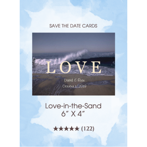 Save the Dates - Love-in-the-Sand