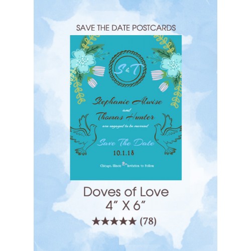 Save the Dates - Doves of Love
