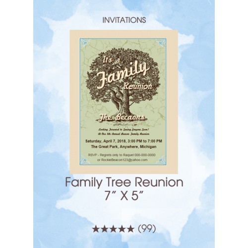 Invitations - Family Tree Reunion