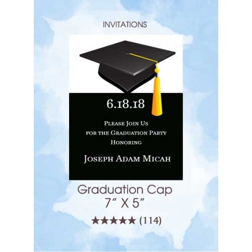 Invitations - Graduation Cap