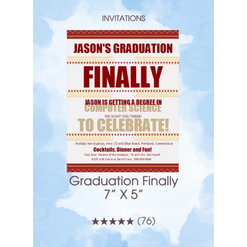 Invitations - Graduation Finally