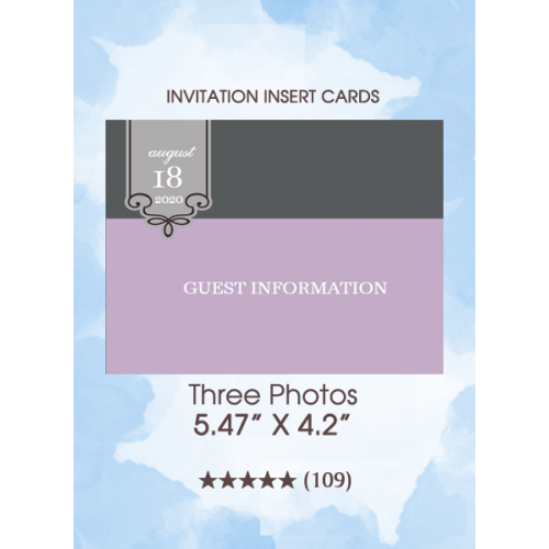 Three Photos - Insert Cards