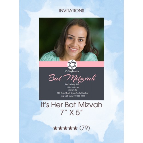Invitations - It's Her Bat Mizvah
