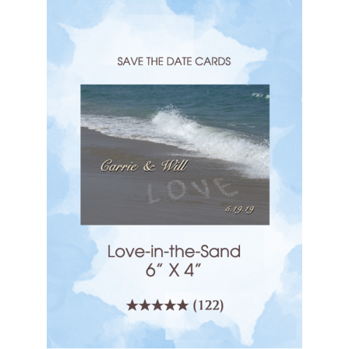 Save the Dates - Love-in-the-Sand
