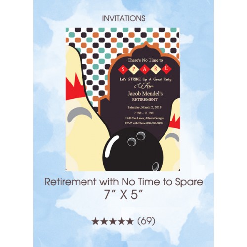 Invitations - Retirement with No Time to Spare