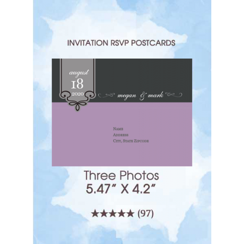 RSVP Postcards - Three Photos