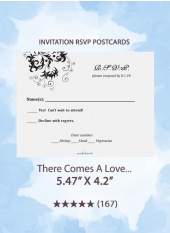 There Comes A Love... - RSVP Postcards