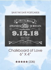 Save the Dates - Chalkboard Save the Date