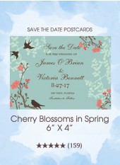 Save the Dates - Cherry Blossoms in Spring