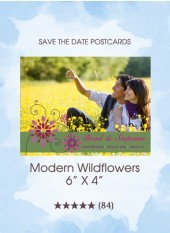 Save the Dates - Modern Wildflowers