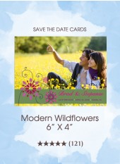 Save the Dates - Modern Wildflowers