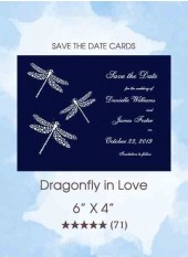 Save the Dates - Dragonfly in Love