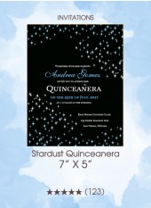 Stardust Quinceanera - Invitations