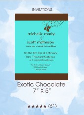 Invitations - Exotic Chocolate