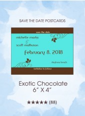 Save the Dates - Exotic Chocolate