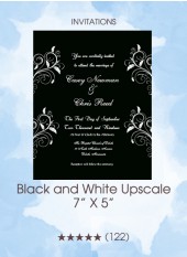 Invitations - Black and White Upscale