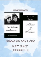 Save the Dates - Simple on Any Color