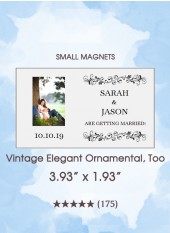 Save the Dates - Vintage Elegant Ornamental, Too