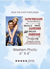 Save the Dates - Western Photo