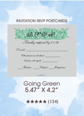 Going Green - RSVP Postcards