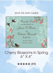 Save the Dates - Cherry Blossoms in Spring
