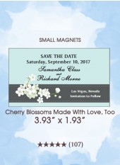 Save the Dates - Cherry Blossoms Made With Love, Too