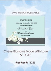 Save the Dates - Cherry Blossoms Made With Love