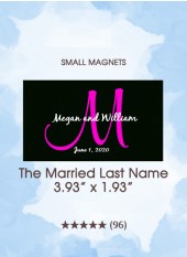 Save the Dates - The Married Last Name Monogram, Too