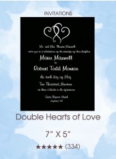 Invitation - Double Hearts of Love